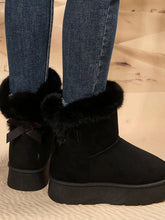 Bottines à Nœud D'Hiver Confortables pour Femmes